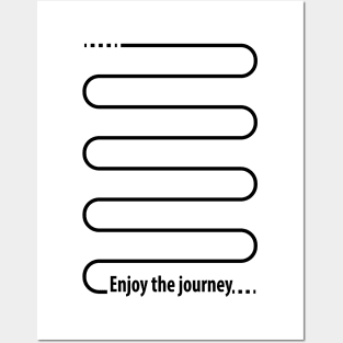 FUNNY Enjoy the journey Posters and Art